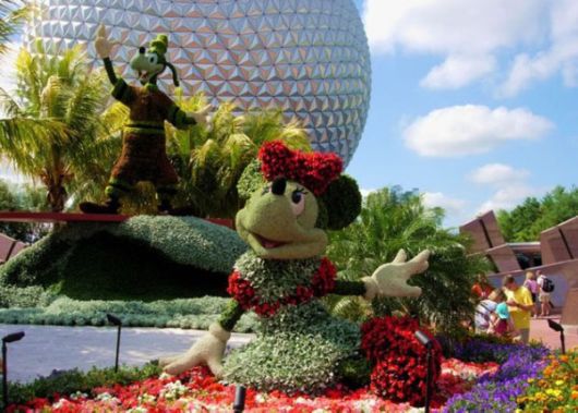 Walt Disney at Epcot Garden Festival
