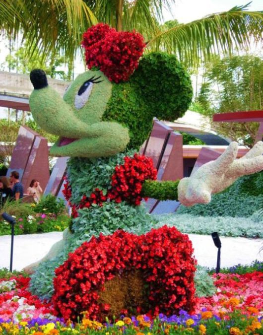 Walt Disney at Epcot Garden Festival