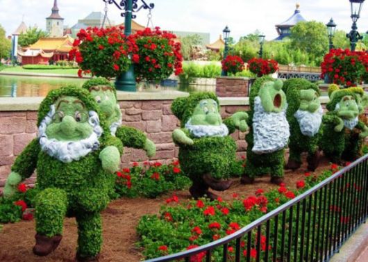 Walt Disney at Epcot Garden Festival