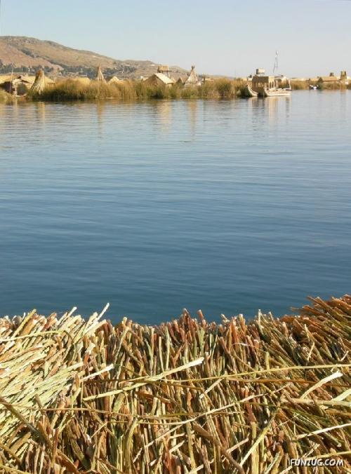 Floating Islands in the Lake Titicaca