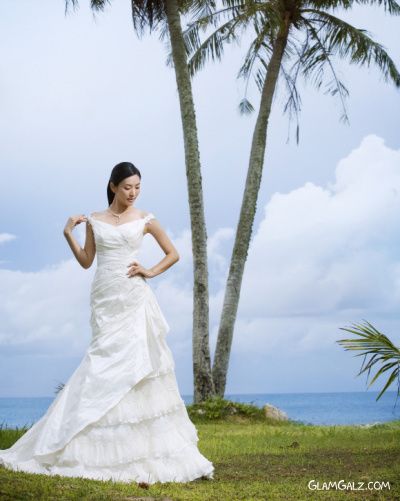Kim So Yun's Beautiful Wedding Dress